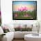 Designart - Blooming Lotus Flowers at Sunset - Floral Photo Framed Canvas Print